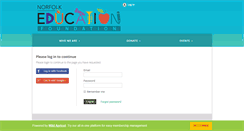Desktop Screenshot of norfolkeducationfoundation.memberlodge.org