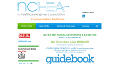 Desktop Screenshot of nchea.memberlodge.com