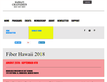 Tablet Screenshot of hawaiicraftsmen.memberlodge.org