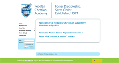 Desktop Screenshot of pca.memberlodge.org