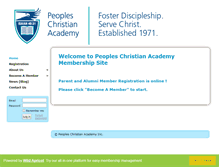 Tablet Screenshot of pca.memberlodge.org