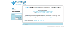 Desktop Screenshot of eurosys.memberlodge.com