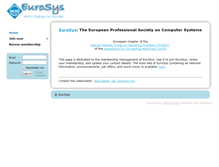 Tablet Screenshot of eurosys.memberlodge.com