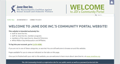 Desktop Screenshot of janedoeinc.memberlodge.org
