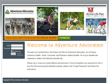 Tablet Screenshot of adventureadvocates.memberlodge.org