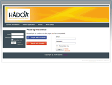 Tablet Screenshot of hadoa.memberlodge.org