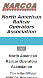 Mobile Screenshot of narcoa.memberlodge.org