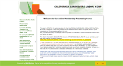 Desktop Screenshot of californiacaregiversunion.memberlodge.com