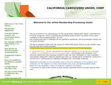 Tablet Screenshot of californiacaregiversunion.memberlodge.com