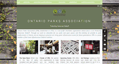Desktop Screenshot of ontarioparksassociation.memberlodge.com