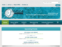 Tablet Screenshot of njsia.memberlodge.org