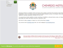 Tablet Screenshot of chenreziginstitute.memberlodge.org